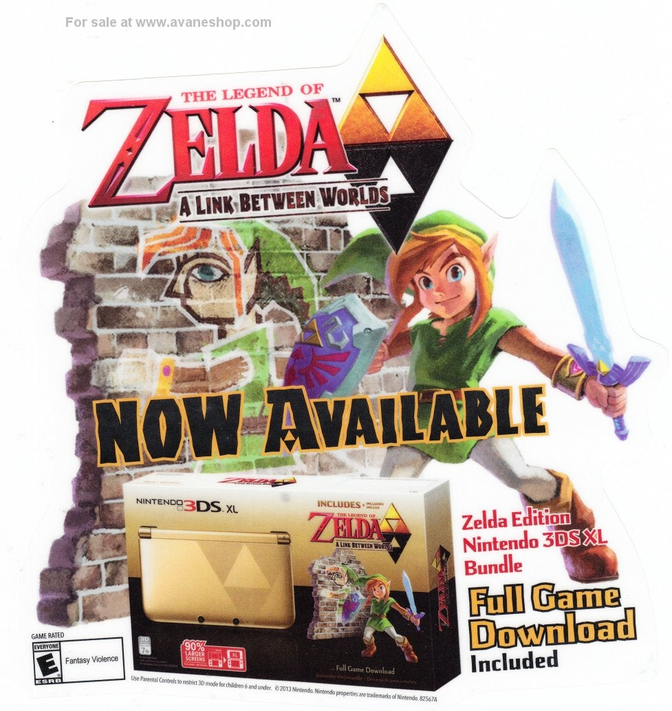 wholesale-legend-of-zelda-a-link-between-worlds-promo-cling-graphic-decal-3ds-unused-on-sale_0.jpg